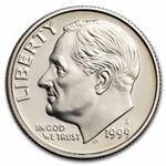 1999-S Roosevelt Dime 50-Coin Roll Proof (Silver)